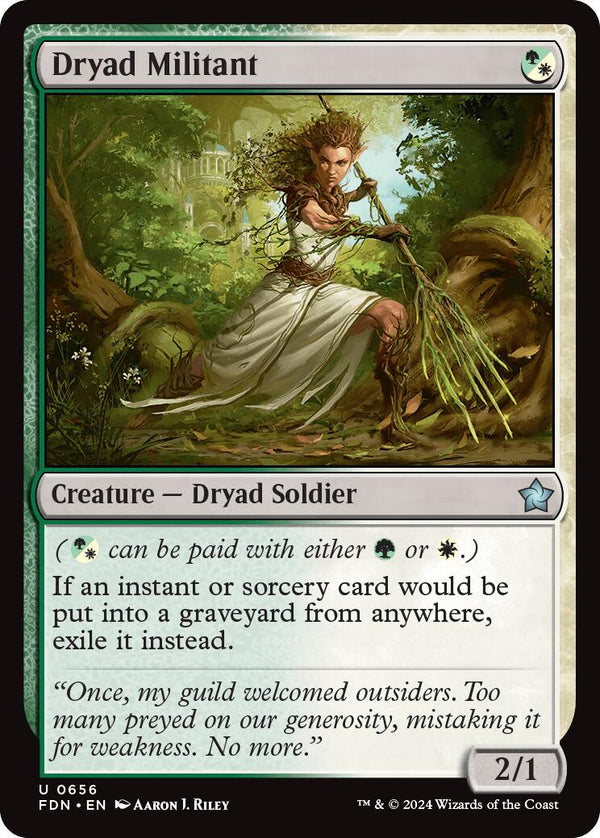 Dryad Militant [FDN - 656] - Cartes Sportives Rive Sud