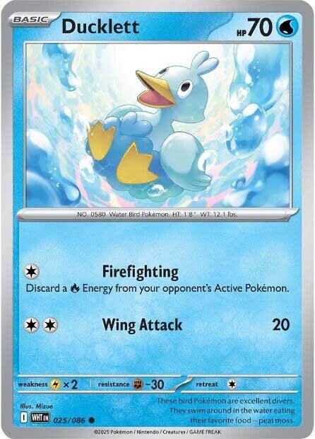 Ducklett [WHT - 025/086] - Cartes Sportives Rive Sud
