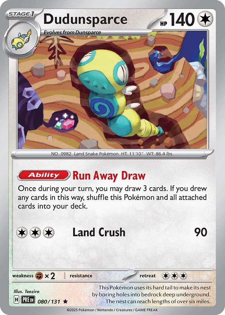 Dudunsparce [PRE - 080/131] - Cartes Sportives Rive Sud
