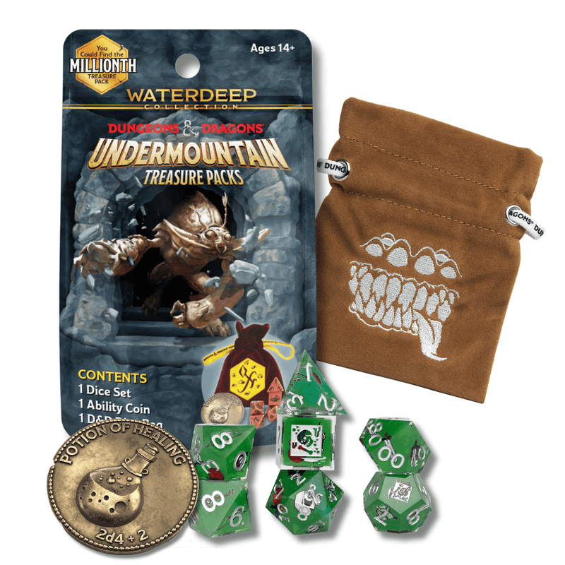 Dungeons & Dragons Undermountain Treasure Packs (Pre - Order) - Cartes Sportives Rive Sud