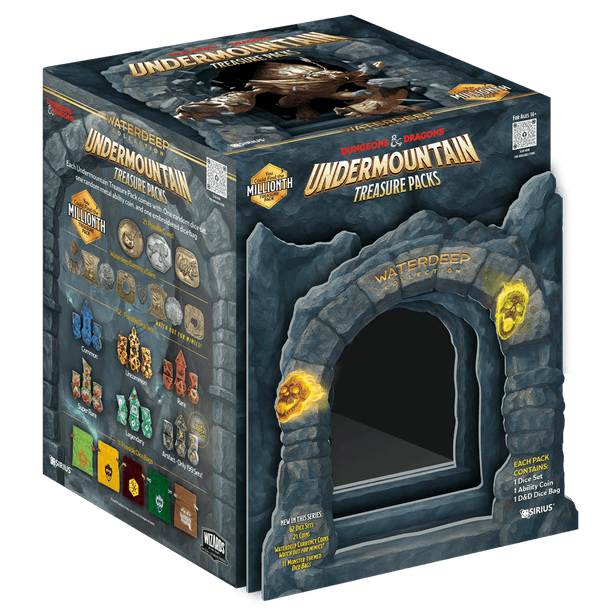 Dungeons & Dragons Undermountain Treasure Packs (Pre - Order) - Cartes Sportives Rive Sud