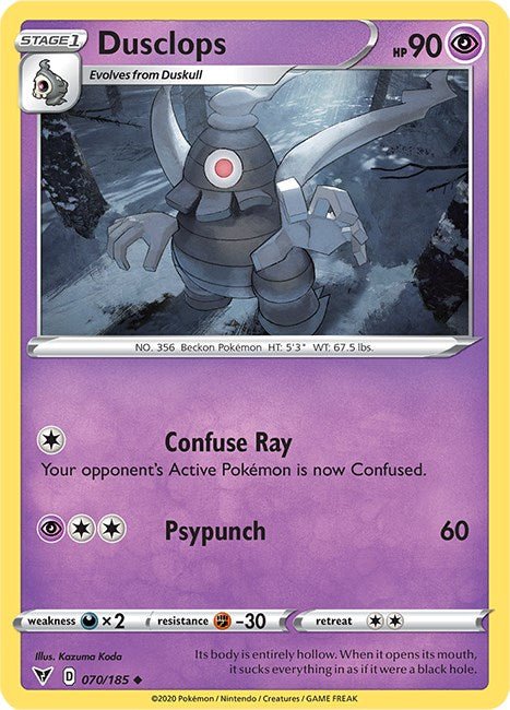Dusclops [SWSH04 - 070/185] - Cartes Sportives Rive Sud