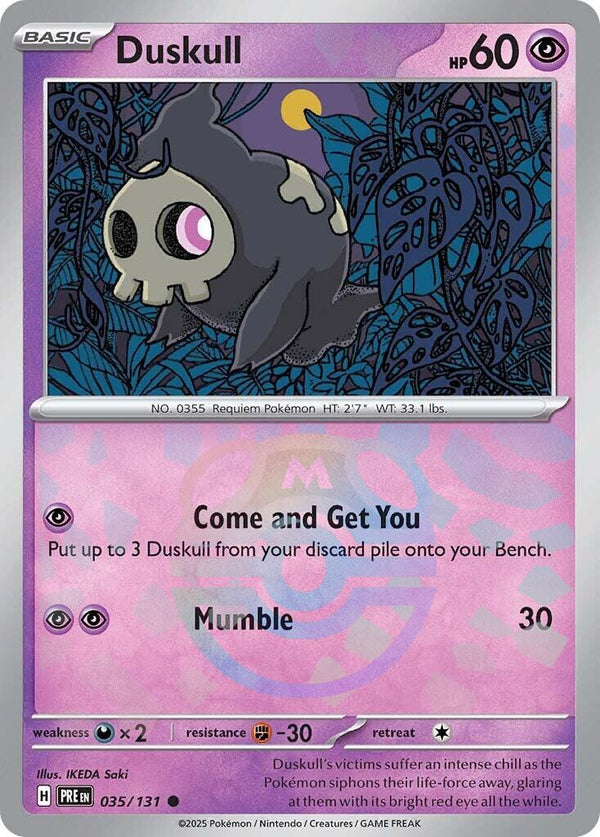 Duskull (Master Ball Pattern) [PRE - 035/131] - Cartes Sportives Rive Sud