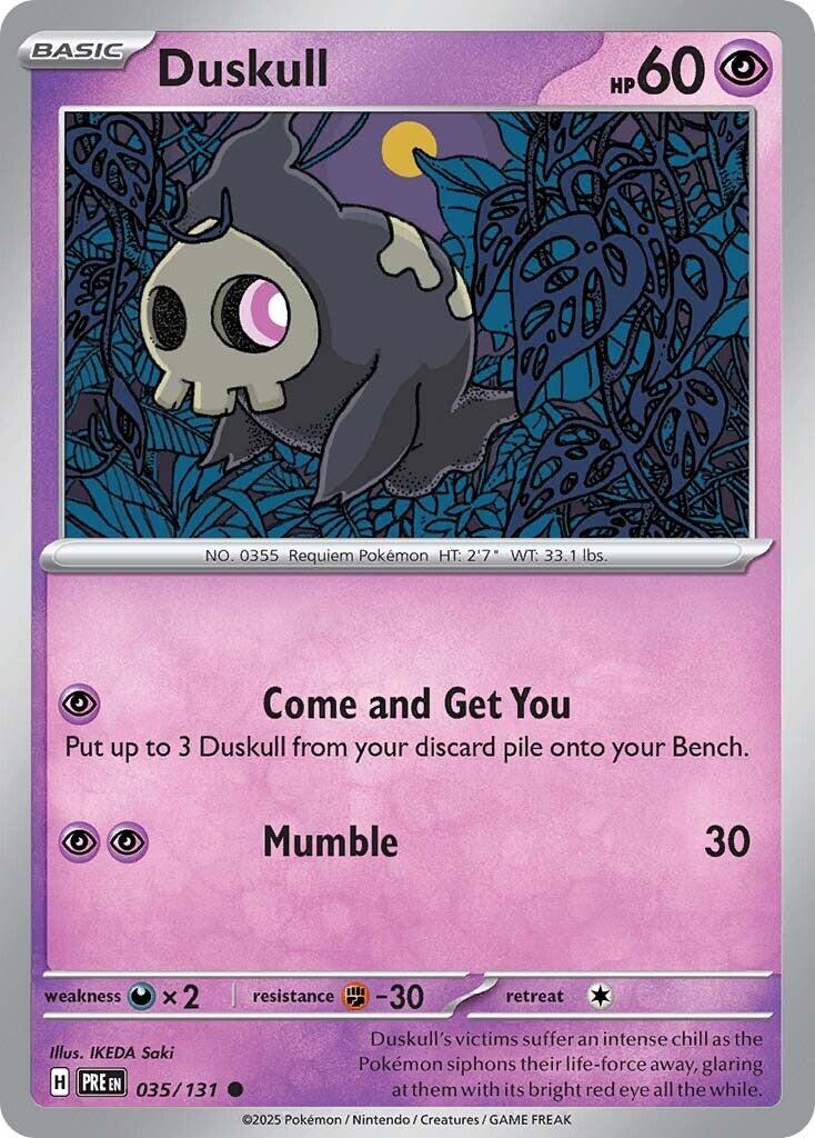Duskull [PRE - 035/131] - Cartes Sportives Rive Sud