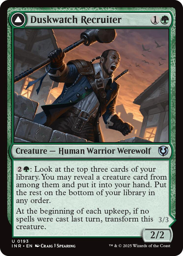 Duskwatch Recruiter [INR - 193] - Cartes Sportives Rive Sud