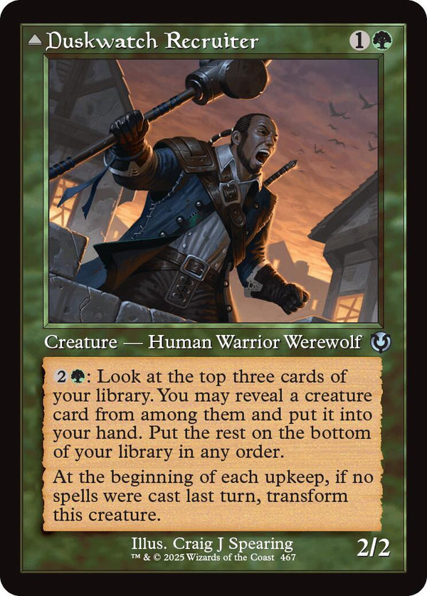 Duskwatch Recruiter (Retro Frame) [INR - 467] - Cartes Sportives Rive Sud
