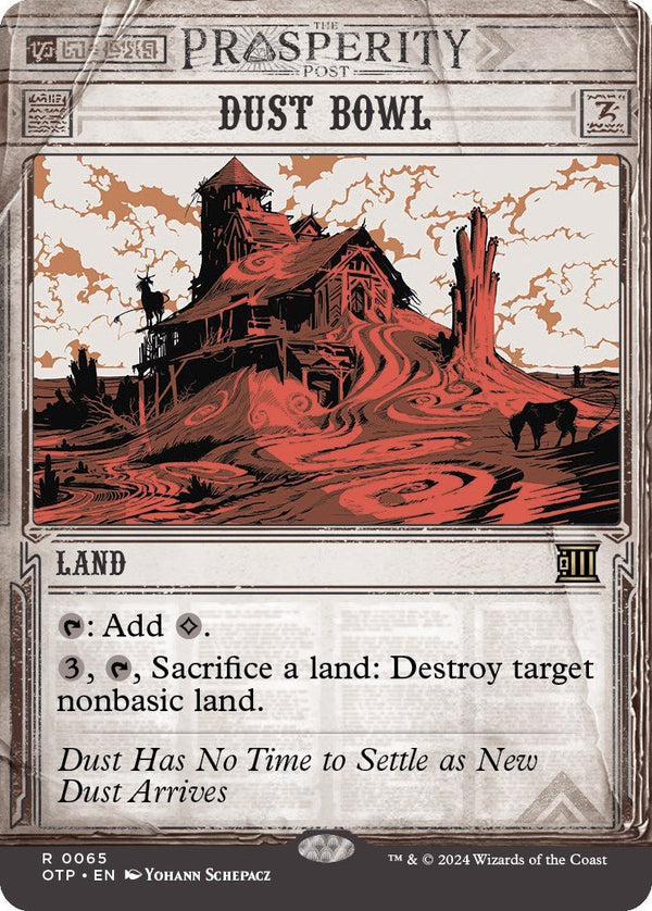 Dust Bowl [OTP - 65] - Cartes Sportives Rive Sud