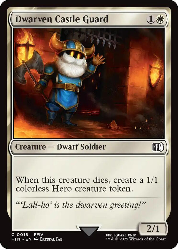 Dwarven Castle Guard [FIN - 18] - Cartes Sportives Rive Sud