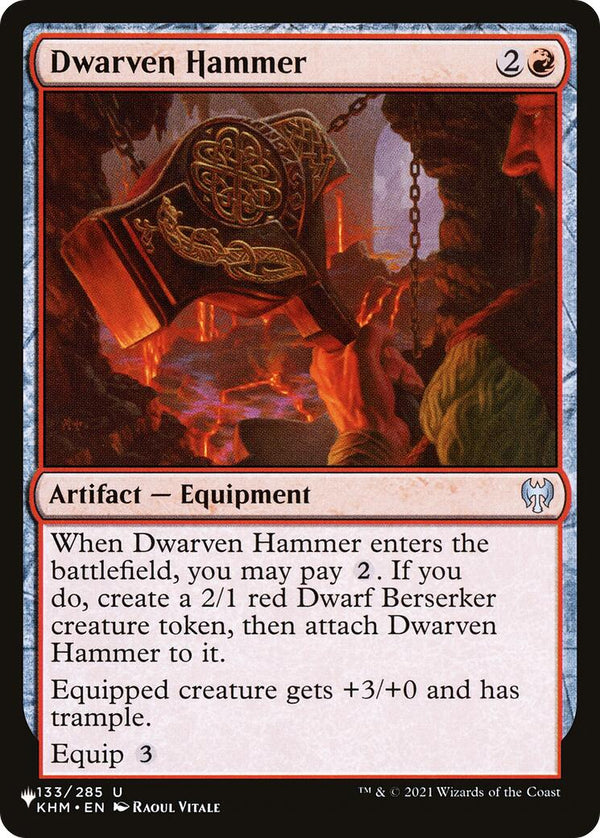 Dwarven Hammer [LIST - 133/285] - Cartes Sportives Rive Sud