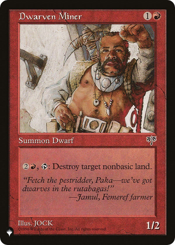 Dwarven Miner [LIST - N/A] - Cartes Sportives Rive Sud