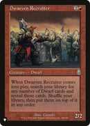 Dwarven Recruiter [LIST - 186/350] - Cartes Sportives Rive Sud