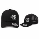 CSRS Trucker Cap Black/Black Color With Side Logo