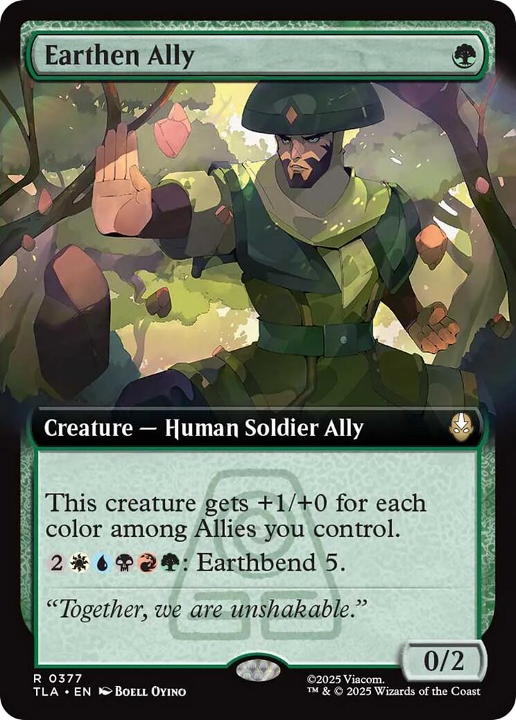 Earthen Ally (Extended Art) [TLA - 377] - Cartes Sportives Rive Sud