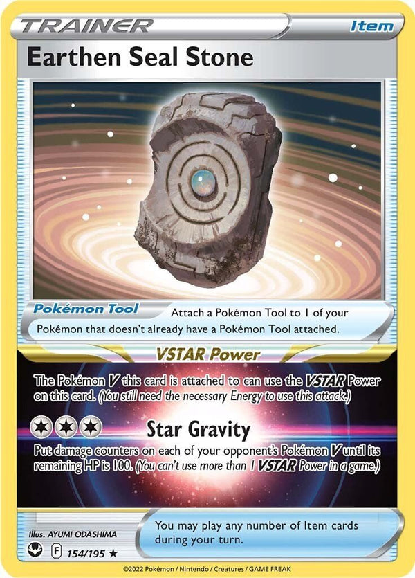 Earthen Seal Stone [SWSH12 - 154/195] - Cartes Sportives Rive Sud