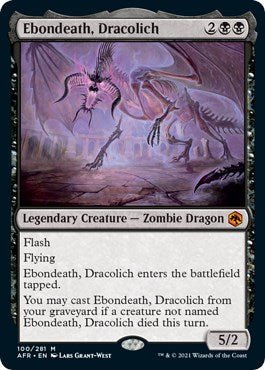 Ebondeath, Dracolich [AFR - 100] - Cartes Sportives Rive Sud
