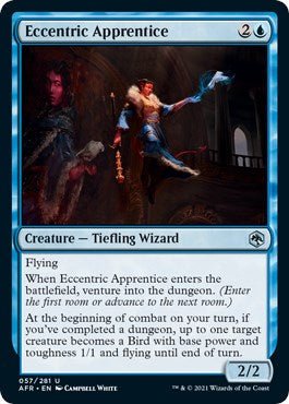 Eccentric Apprentice [AFR - 57] - Cartes Sportives Rive Sud