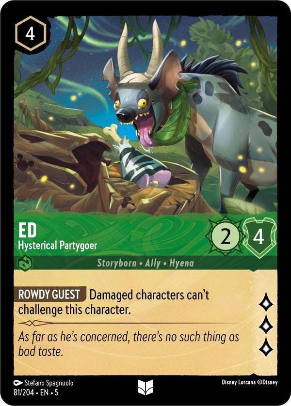 Ed - Hysterical Partygoer [5 - 81/204] - Cartes Sportives Rive Sud