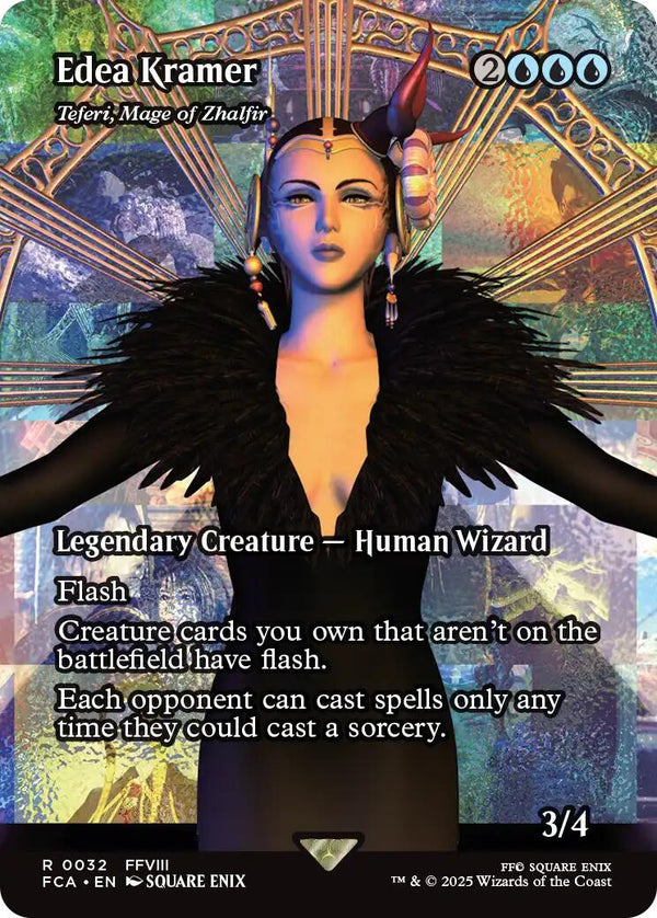 Edea Kramer - Teferi, Mage of Zhalfir (Showcase) [FCA] - Cartes Sportives Rive Sud
