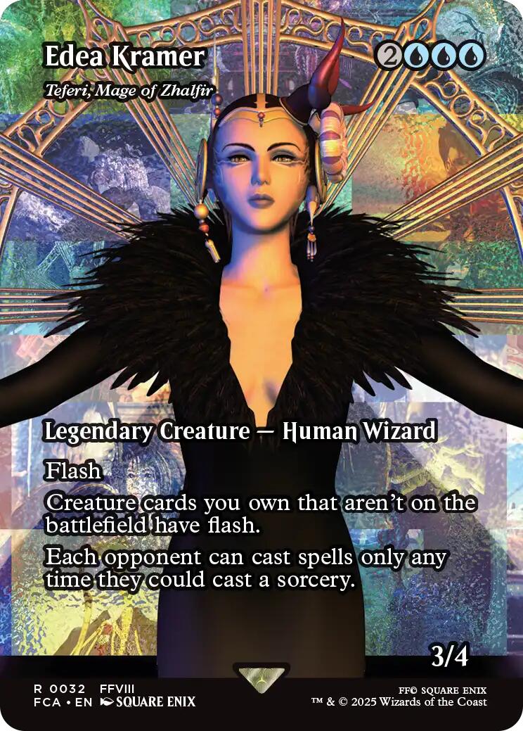 Edea Kramer - Teferi, Mage of Zhalfir (Showcase) [FCA] - Cartes Sportives Rive Sud