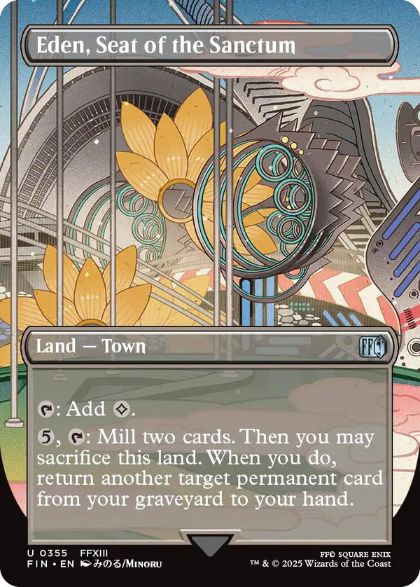 Eden, Seat of the Sanctum (Borderless) [FIN - 355] - Cartes Sportives Rive Sud