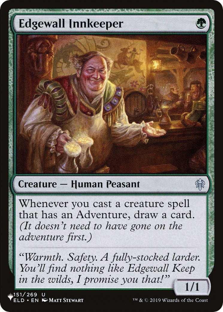 Edgewall Innkeeper [LIST - 151/269] - Cartes Sportives Rive Sud