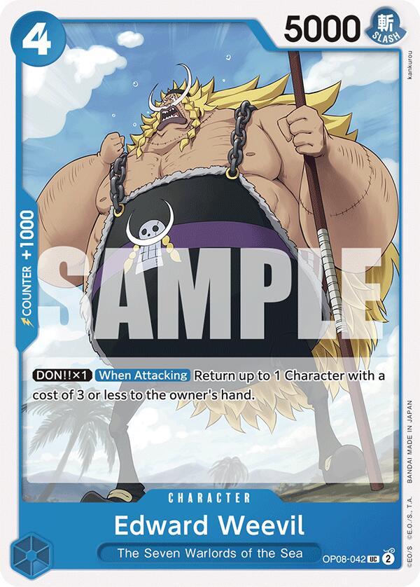 Edward Weevil [OP08 - OP08 - 042] - Cartes Sportives Rive Sud