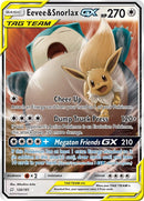 Eevee & Snorlax GX [SM9 - 120/181] - Cartes Sportives Rive Sud