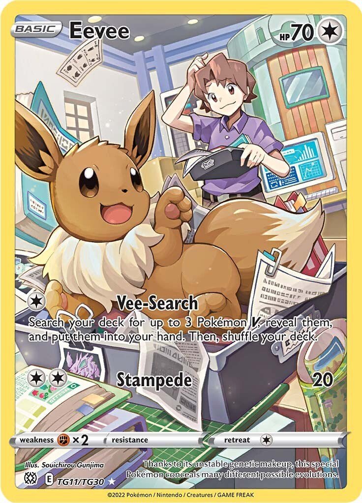 Eevee [SWSH09:TG - TG11/TG30] - Cartes Sportives Rive Sud