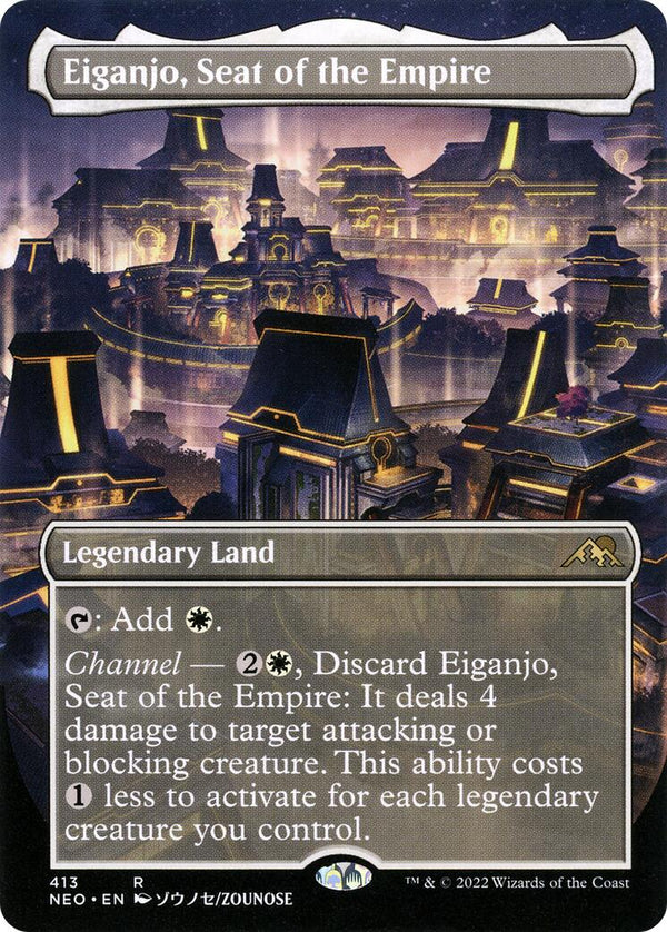 Eiganjo, Seat of the Empire (Borderless) [NEO - 413] - Cartes Sportives Rive Sud