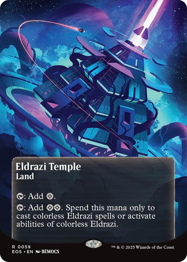 Eldrazi Temple (0059) (Borderless) [EOS - 59] - Cartes Sportives Rive Sud