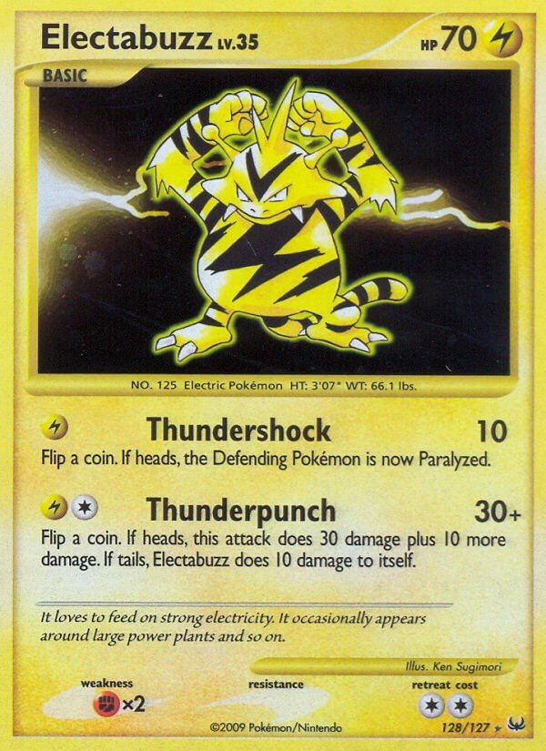 Electabuzz [PL - 128/127] - Cartes Sportives Rive Sud