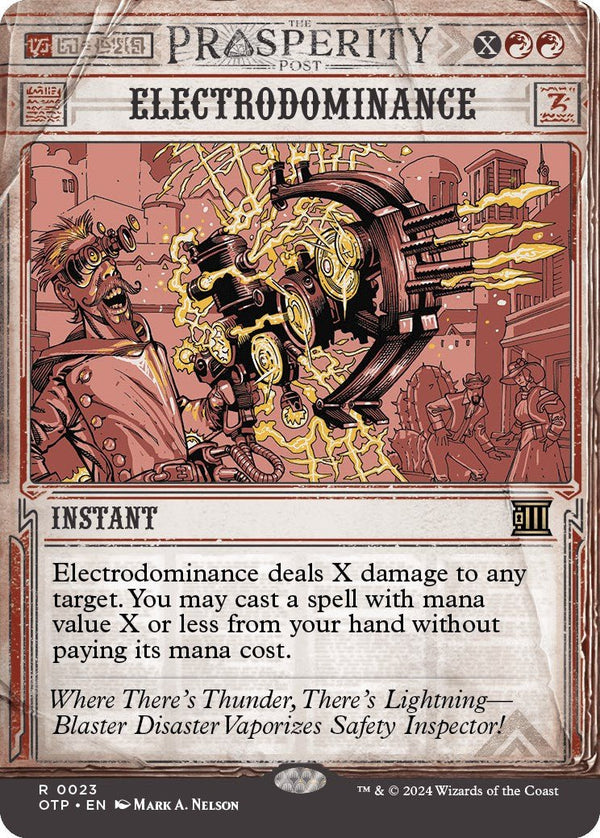 Electrodominance [OTP - 23] - Cartes Sportives Rive Sud