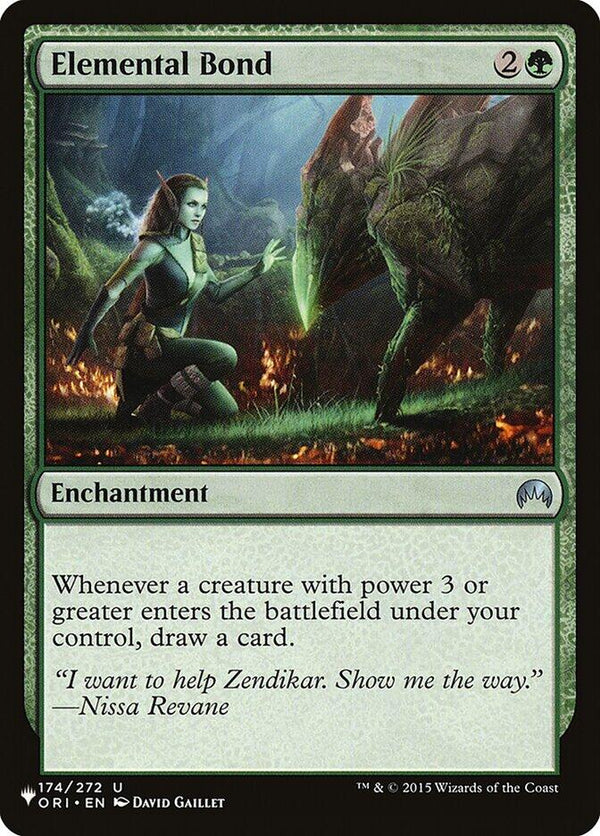 Elemental Bond [LIST - 174/272] - Cartes Sportives Rive Sud