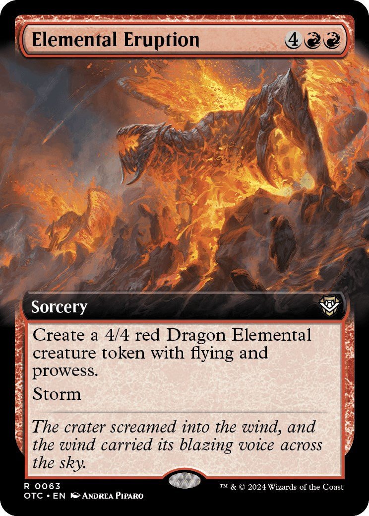 Elemental Eruption (Extended Art) [OTC - 63] - Cartes Sportives Rive Sud