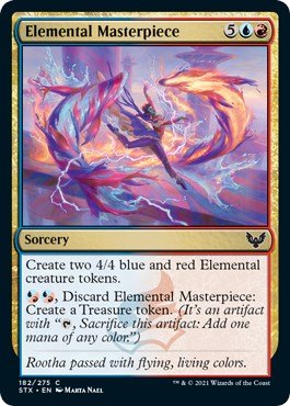 Elemental Masterpiece [STX - 182] - Cartes Sportives Rive Sud
