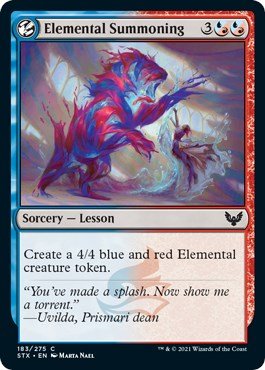 Elemental Summoning [STX - 183] - Cartes Sportives Rive Sud