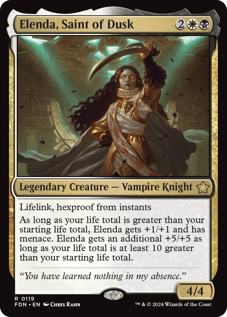 Elenda, Saint of Dusk [FDN - 119] - Cartes Sportives Rive Sud
