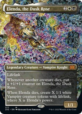 Elenda, the Dusk Rose (Borderless) [2X2 - 377] - Cartes Sportives Rive Sud