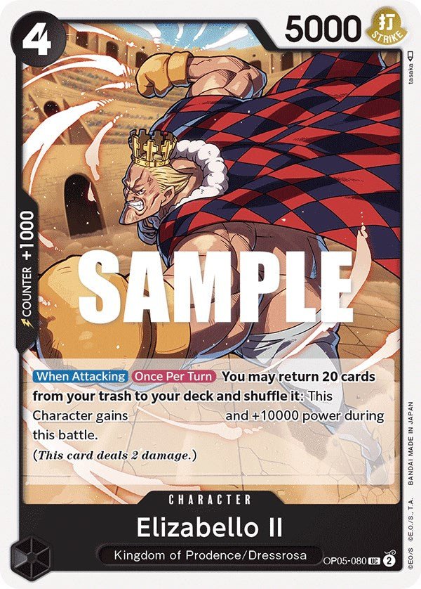 Elizabello II [OP05 - OP05 - 080] - Cartes Sportives Rive Sud