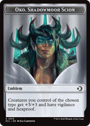 Elk // Emblem - Oko, Shadowmoor Scion Double-Sided Token [ECL - 2 // 12] - Cartes Sportives Rive Sud