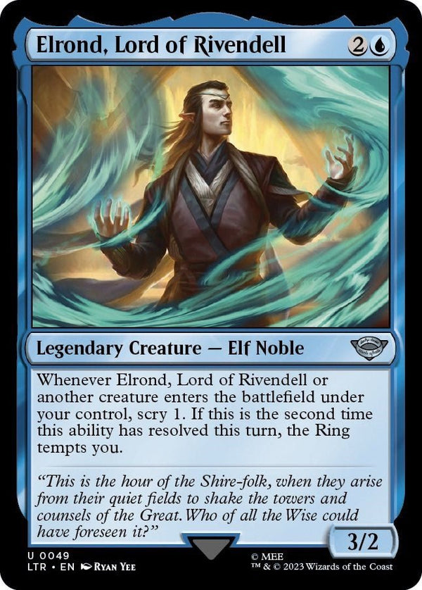 Elrond, Lord of Rivendell [LTR - 49] - Cartes Sportives Rive Sud