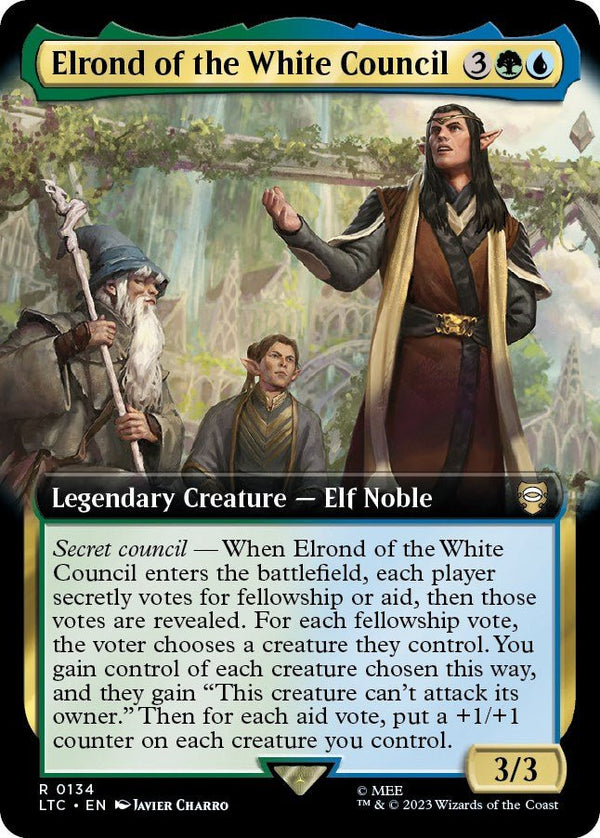 Elrond of the White Council (Extended Art) [LTC - 134] - Cartes Sportives Rive Sud