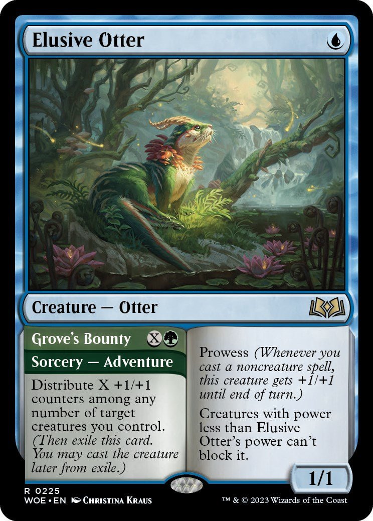 Elusive Otter [WOE - 225] - Cartes Sportives Rive Sud