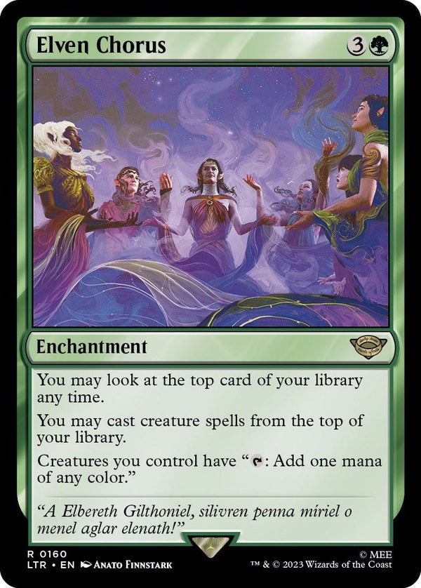 Elven Chorus [LTR - 160] - Cartes Sportives Rive Sud