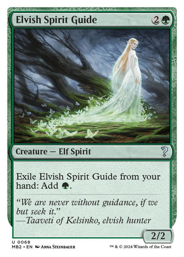 Elvish Spirit Guide (White Border) [MB2 - 68] - Cartes Sportives Rive Sud