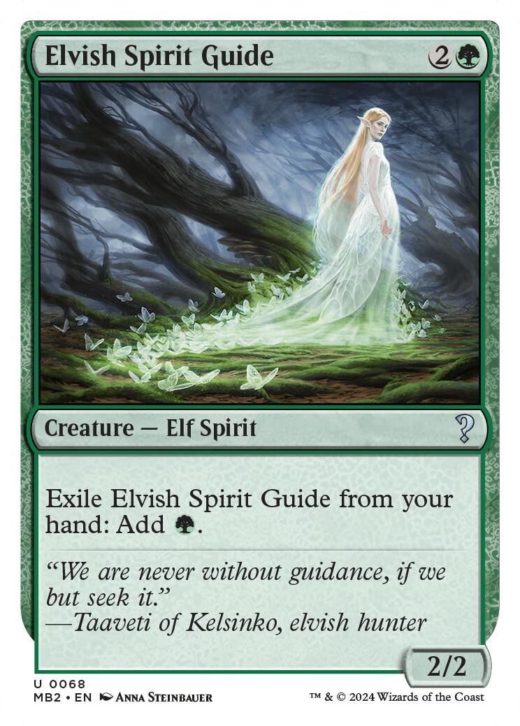Elvish Spirit Guide (White Border) [MB2 - 68] - Cartes Sportives Rive Sud