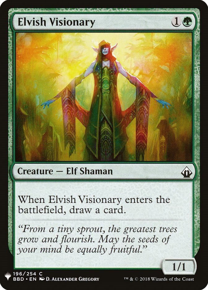 Elvish Visionary [LIST - 196] - Cartes Sportives Rive Sud