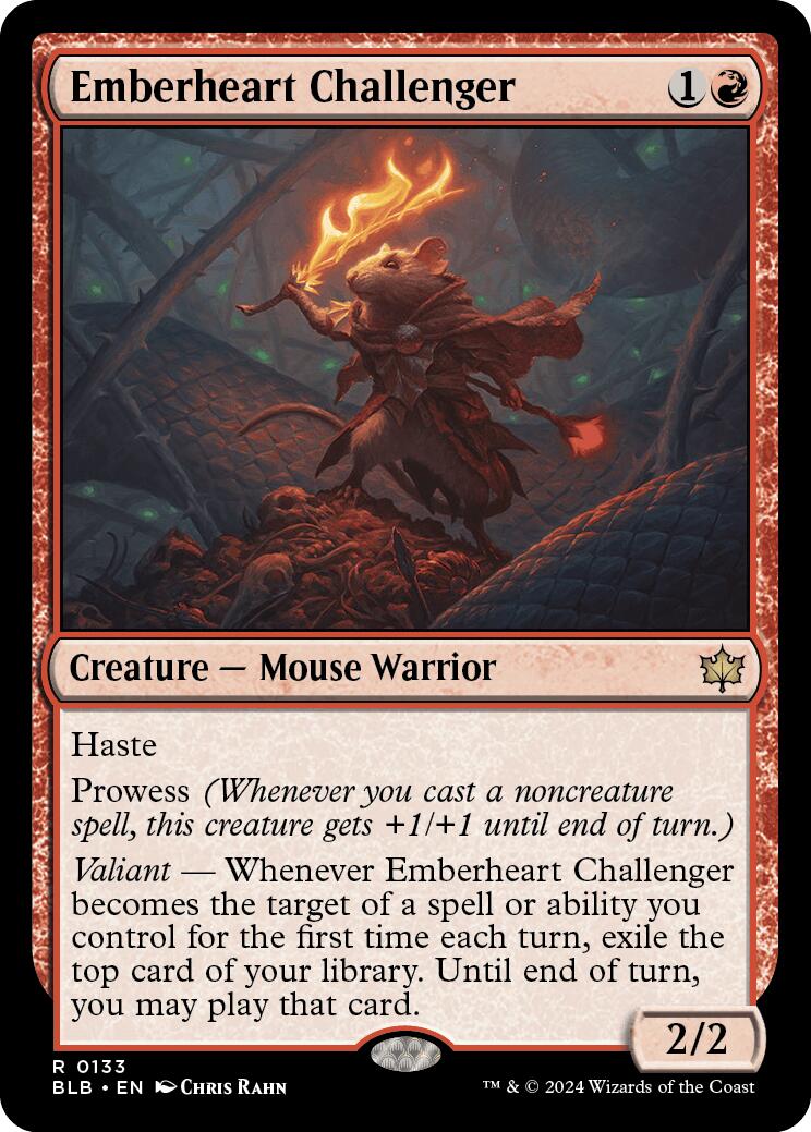 Emberheart Challenger [BLB - 133] - Cartes Sportives Rive Sud