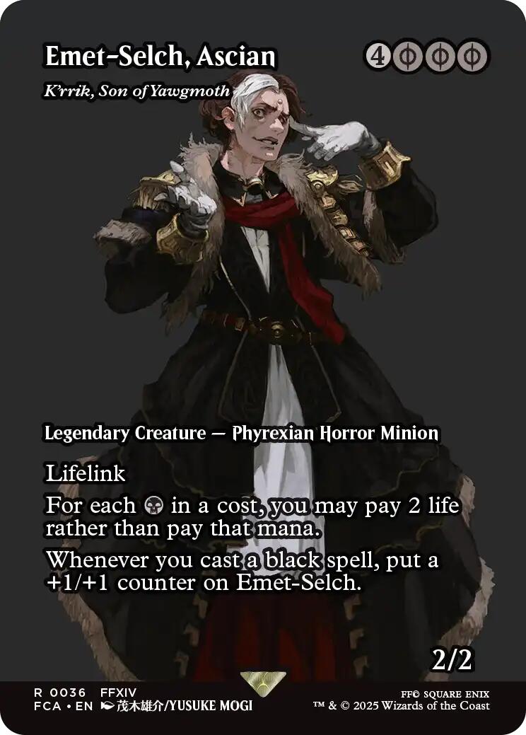 Emet - Selch, Ascian - K'rrik, Son of Yawgmoth (Showcase) [FCA - 36] - Cartes Sportives Rive Sud