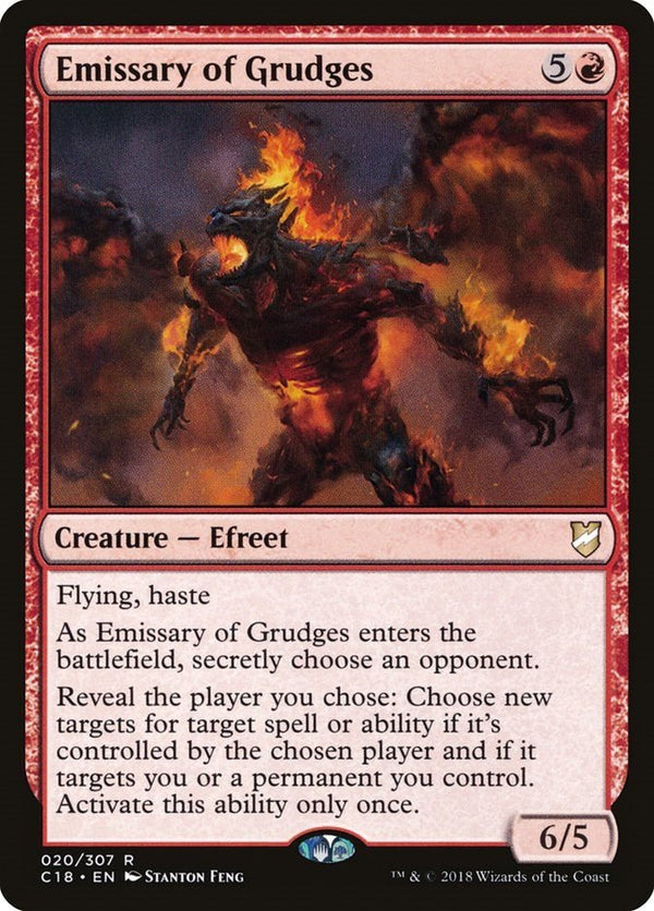 Emissary of Grudges [C18 - 20] - Cartes Sportives Rive Sud